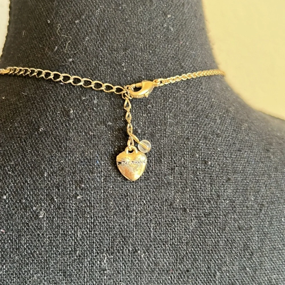 Betsey Johnson Women’s Garden Party Rhinestone Charm Necklace Flower Ladybug - Picture 5 of 15